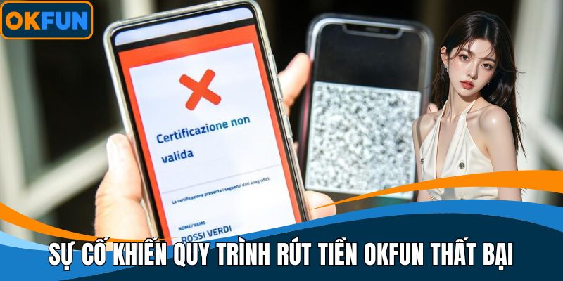 Sự cố khiến quy trình rút tiền OKFUN thất bại